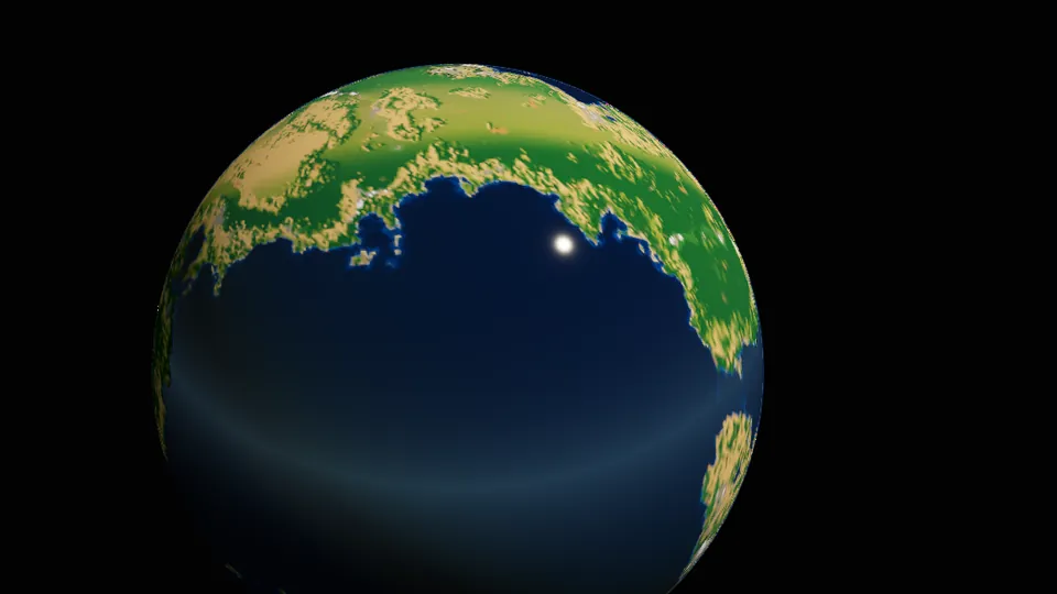 Den Planeten überfliegen